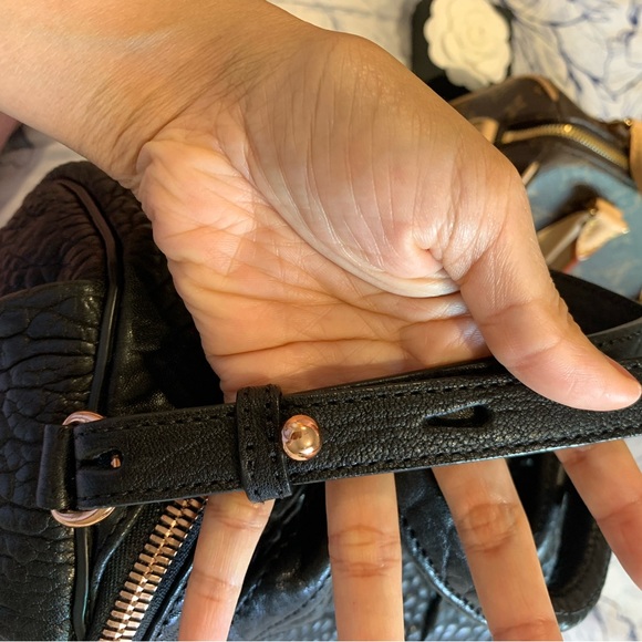 Alexander Wang Black Leather Rockie Crossbody Bag - Picture 12 of 15